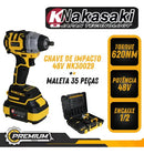 Super Chave de Impacto 48V – Kit Completo com 35 Peças e Maleta Premium!