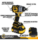 Super Chave de Impacto 48V – Kit Completo com 35 Peças e Maleta Premium!